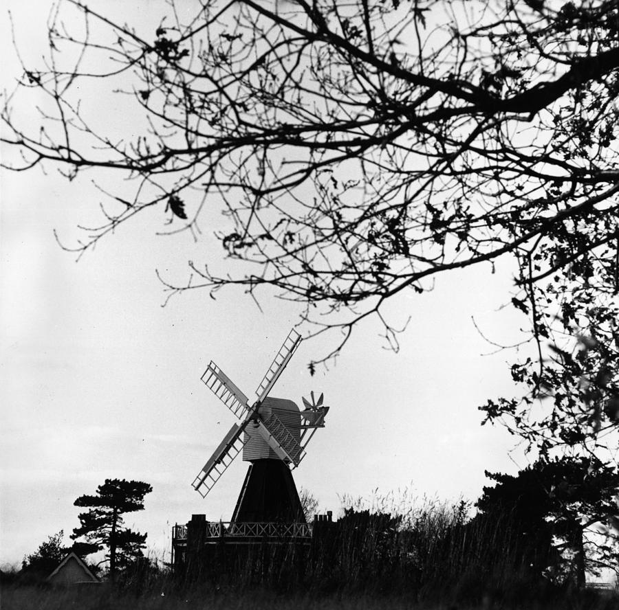 Old Windmill Photograph by Peter Trulock