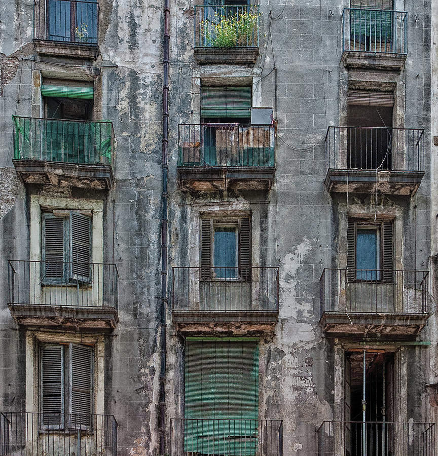 Old Windows and Balconies Photograph by Darryl Brooks