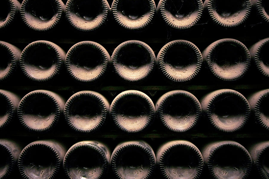 Old Wine Bottles Photograph by Bremecr
