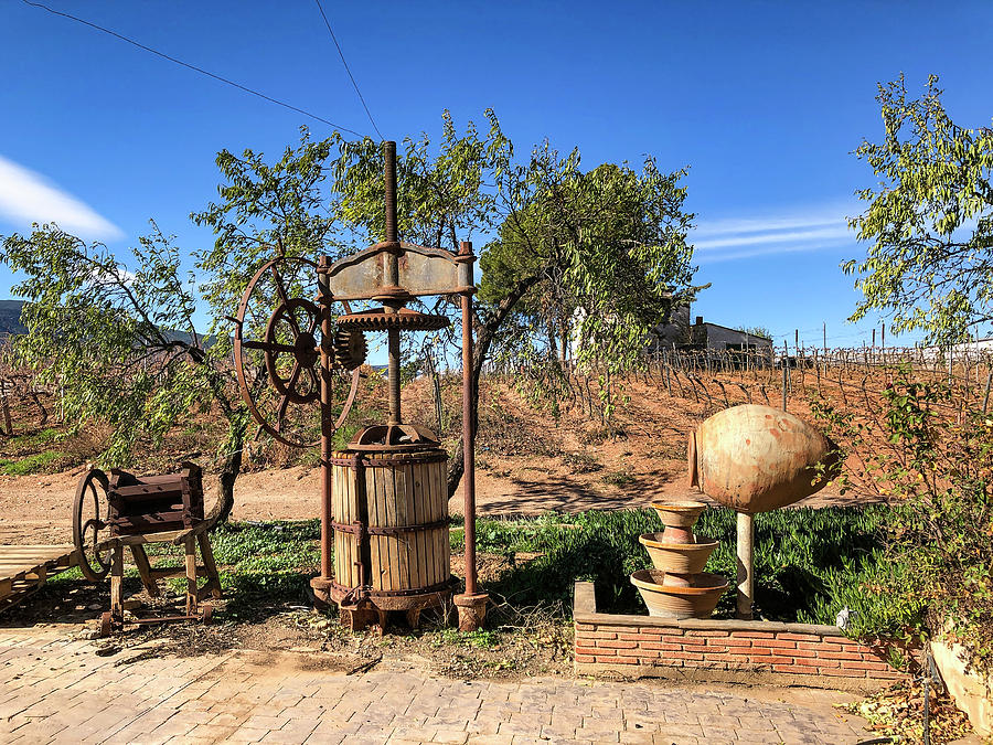Old Wine Machinery Photograph
