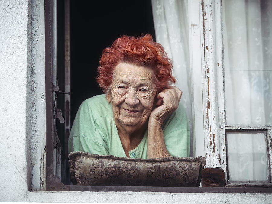 Old Woman Photograph by Rostovskiy Anton