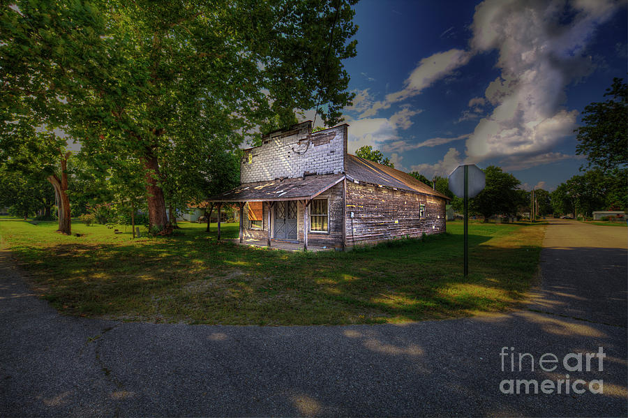 Architecture Photograph - Old  Wooden Building  by Larry Braun
