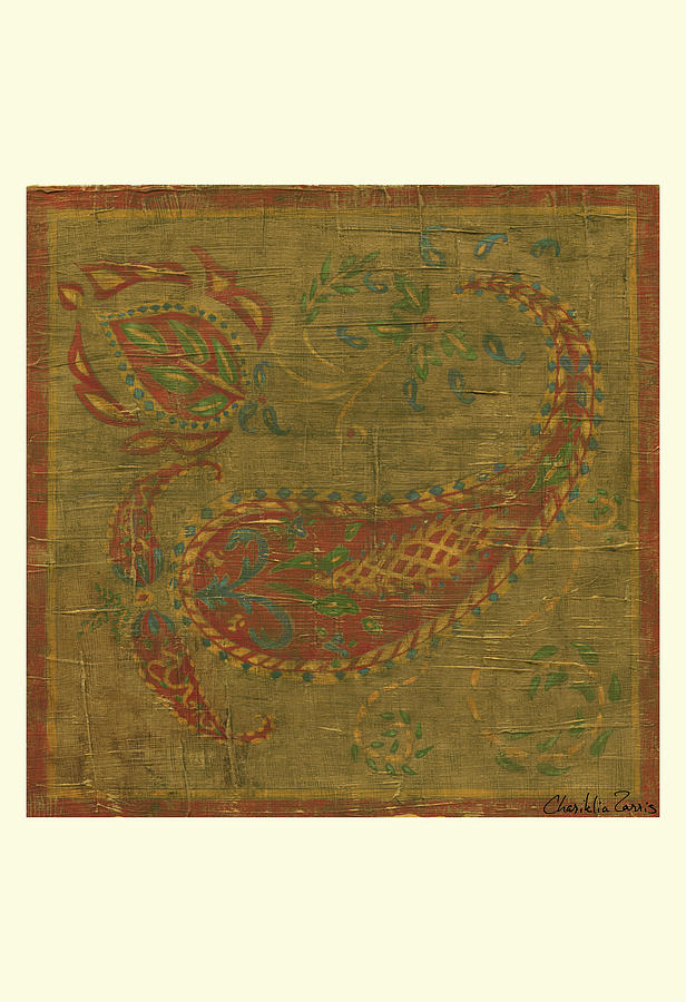 Old World Paisley II Painting by Chariklia Zarris - Fine Art America