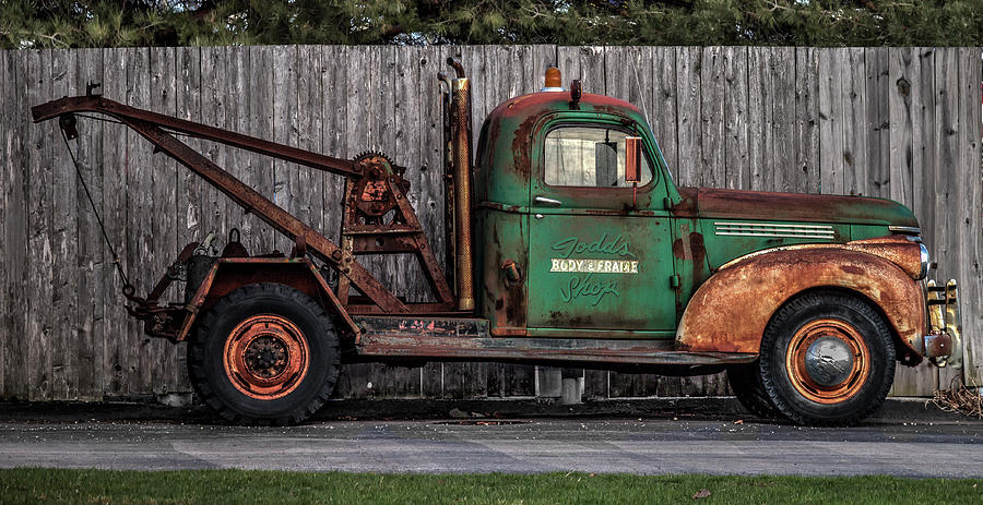 Old Wrecker Photograph by Karl Mohr