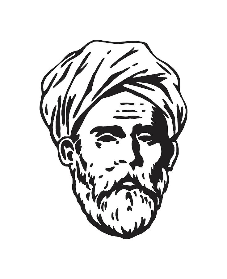 Turban Dastar Sikhism, sikhism, face, hat, monochrome png | PNGWing