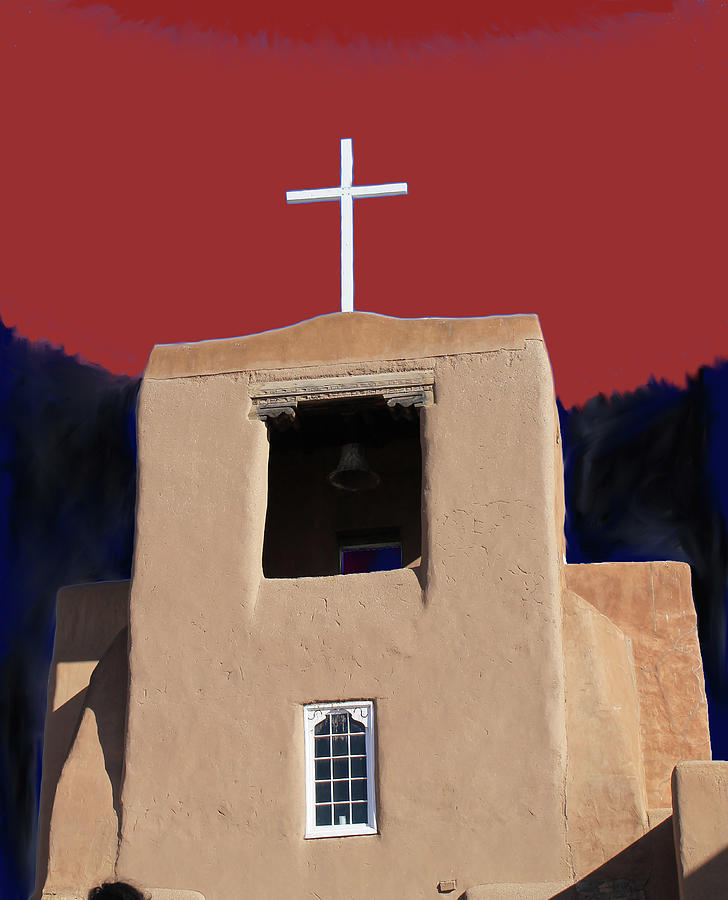 Oldest Christian Church in the U.S. Mixed Media by Jonathan Thompson
