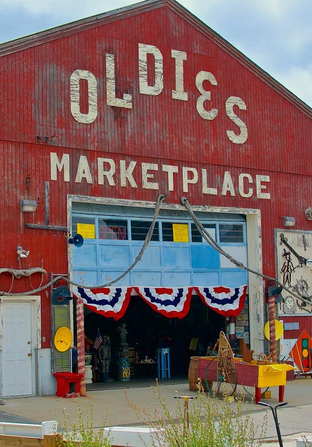 Vintage Photograph - Oldies Marketplace Two by Caroline Stella