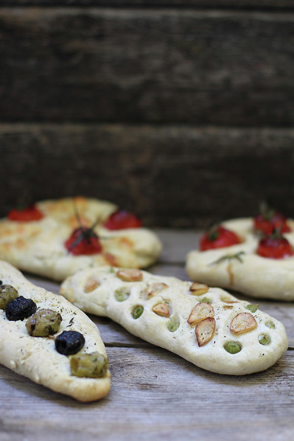 Olive And Tomato Bread Photograph by Sylvia E.k Photography