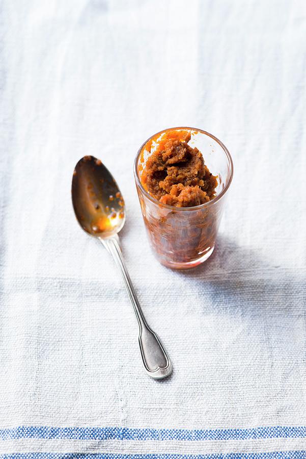 Olive And Tomato Paste Photograph by Manuela Rther