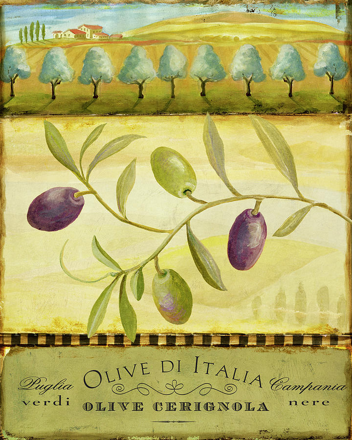 Olive Mixed Media - Olive Grove Puglia by Art Licensing Studio