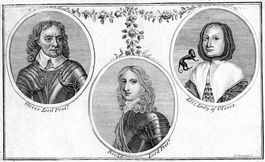Oliver, Richard And Elizabeth Drawing by Print Collector