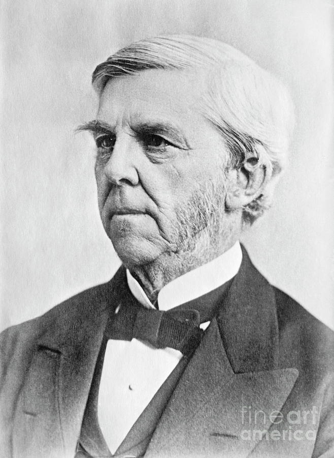 Portrait Photograph - Oliver Wendell Holmes by Us Library Of Congress/science Photo Library