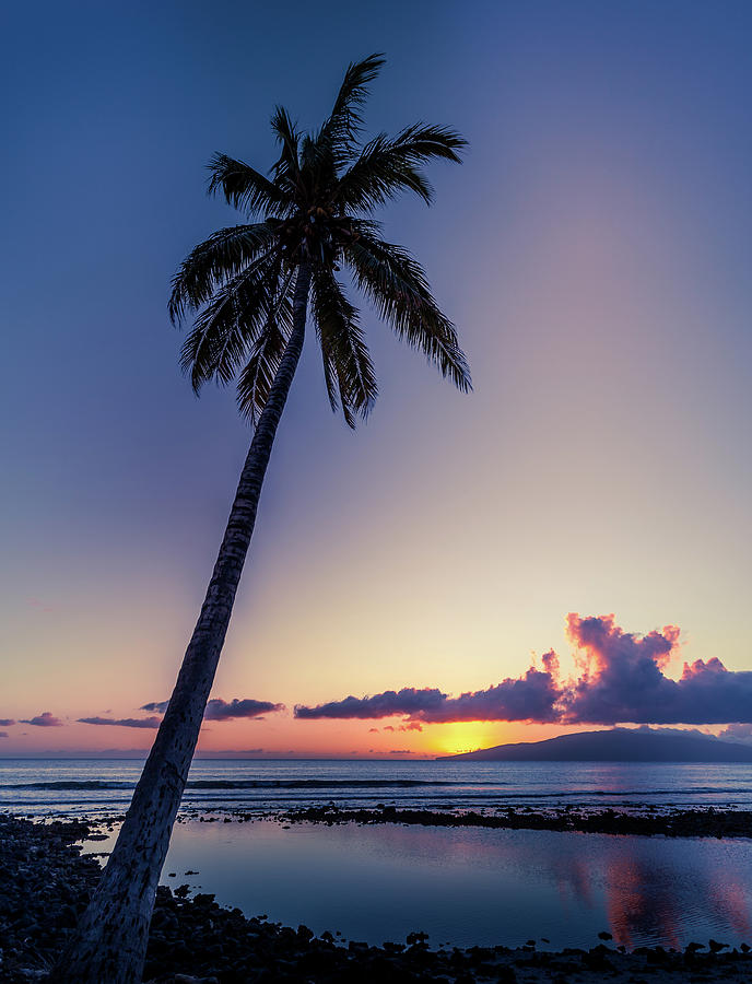 Olowalu Maui sunset Photograph by Chris Spencer