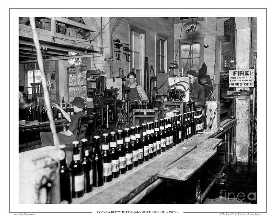 OLYMPIA BREWING COMPANY BOTTLING LINE, 1920ca by Joe Jeffers OLYMPIA BREWING COMPANY BOTTLING LINE, 1920ca by Joe Jeffers