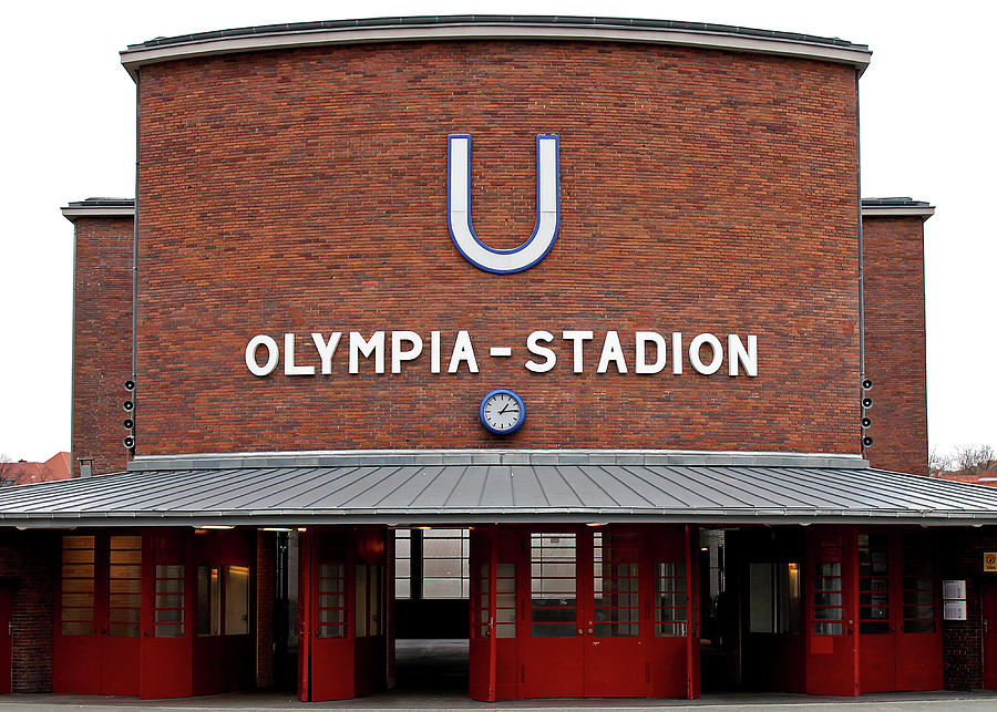 Olympia-Stadion U-Bahn  Photograph by Jonathan Thompson