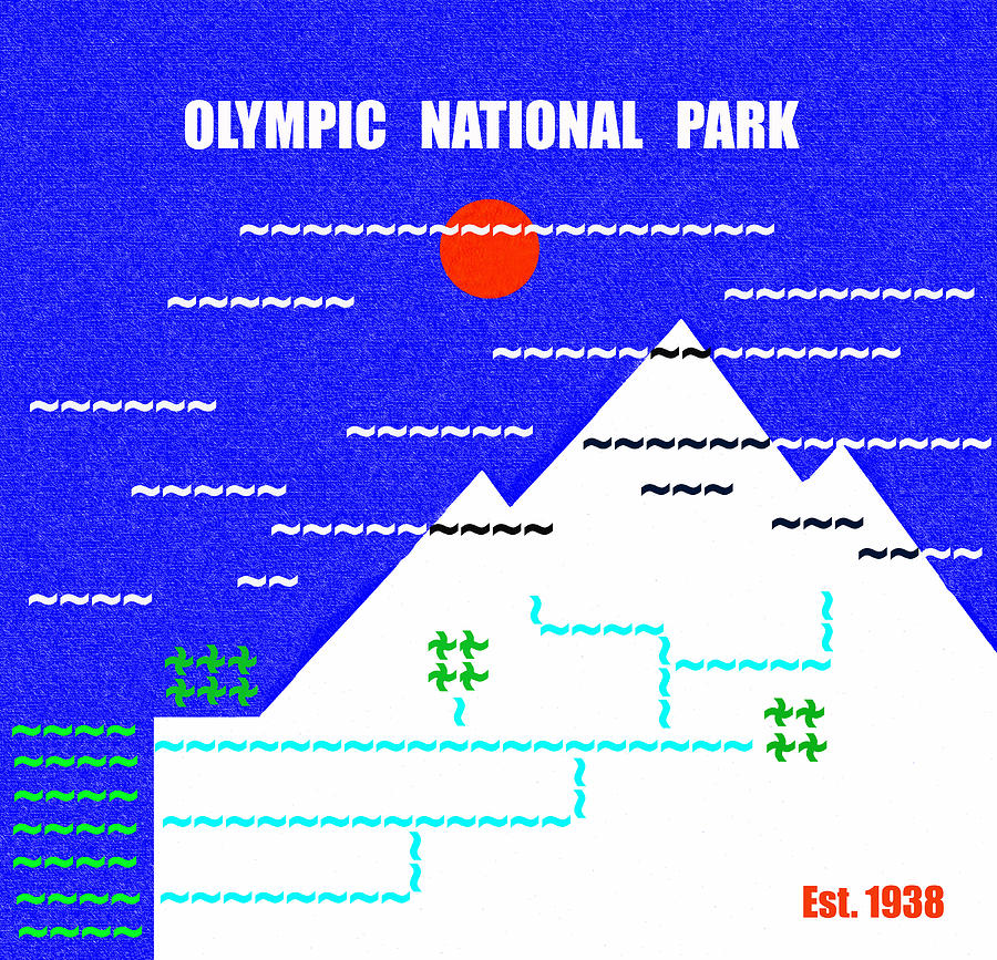 Olympic N. P. M series Mixed Media by David Lee Thompson