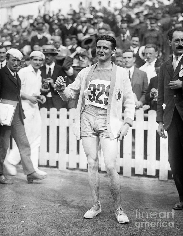 Olympic Track Star Joseph Guillemot Photograph by Bettmann