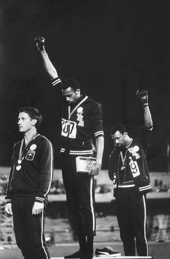 Olympics Black Power Salute Photograph by John Dominis