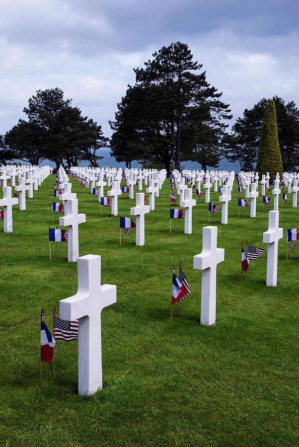 Omaha Beach Cemetery Photograph by Michael Avina