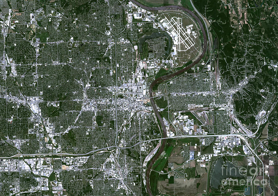 Omaha Photograph by Planetobserver/science Photo Library