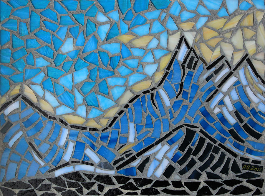 OMalley Peak, 2013 Glass Art by Annekathrin Hansen