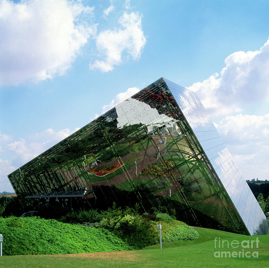 Omnimax Building Futuroscope Science Park Photograph by Francoise Sauze/science Photo Library