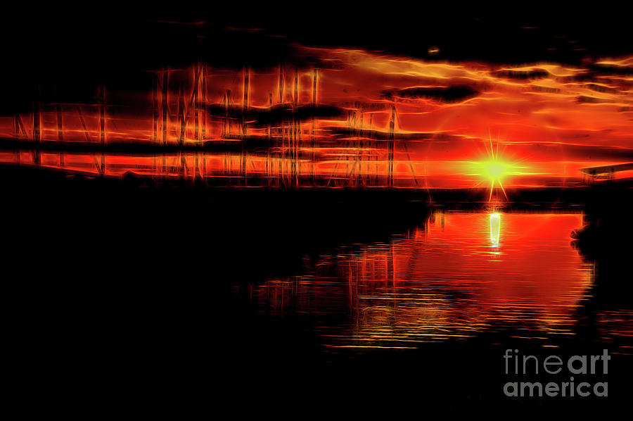 On Fire Photograph by Diana Mary Sharpton
