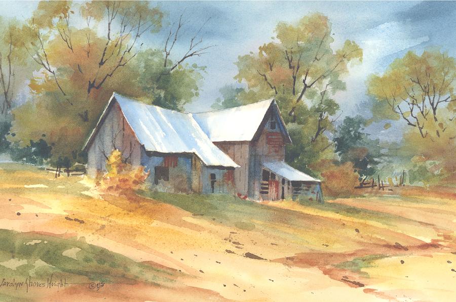 On Jackson Road Painting by Carolyn Shores Wright - Fine Art America