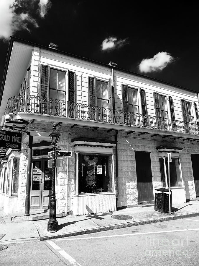 On Rue Dauphine in New Orleans by John Rizzuto On Rue Dauphine in New Orleans by John Rizzuto