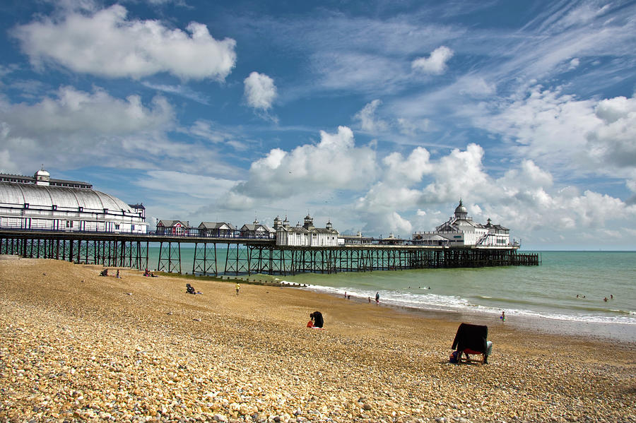 On The Beach At Eastbourne Photograph by Boycey