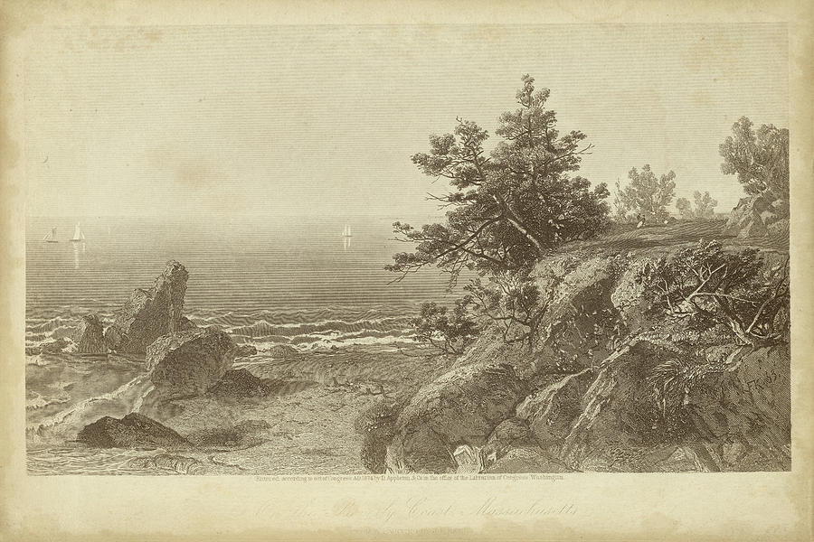 On The Beverly Coast Mass. Painting by Robert Hinshelwood