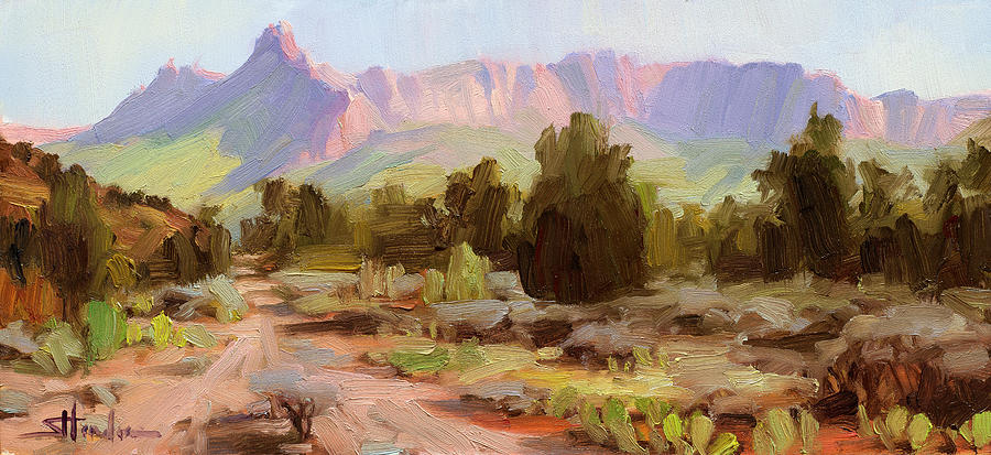 On the Chinle Trail Painting by Steve Henderson