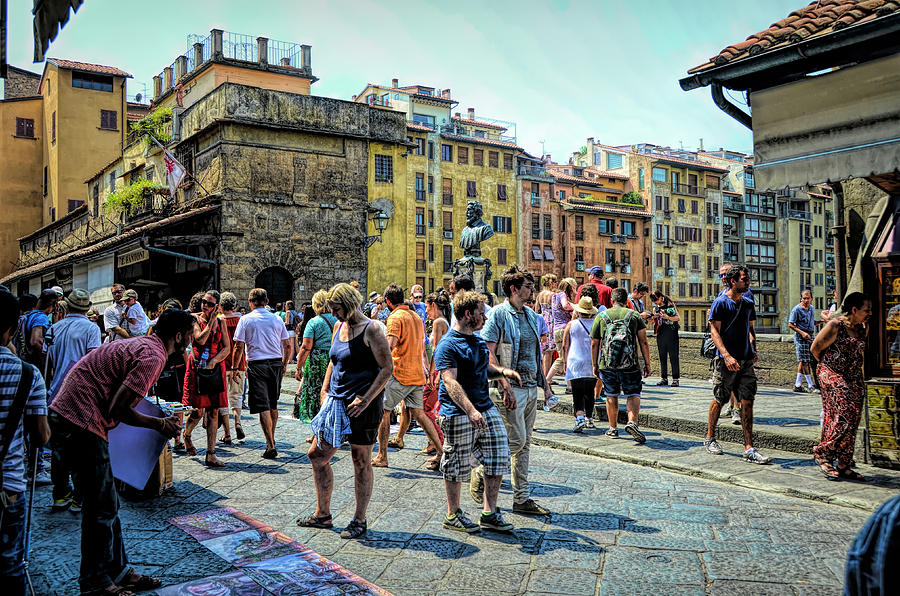On the Crowded Ponte Vecchio by PAUL COCO On the Crowded Ponte Vecchio by PAUL COCO