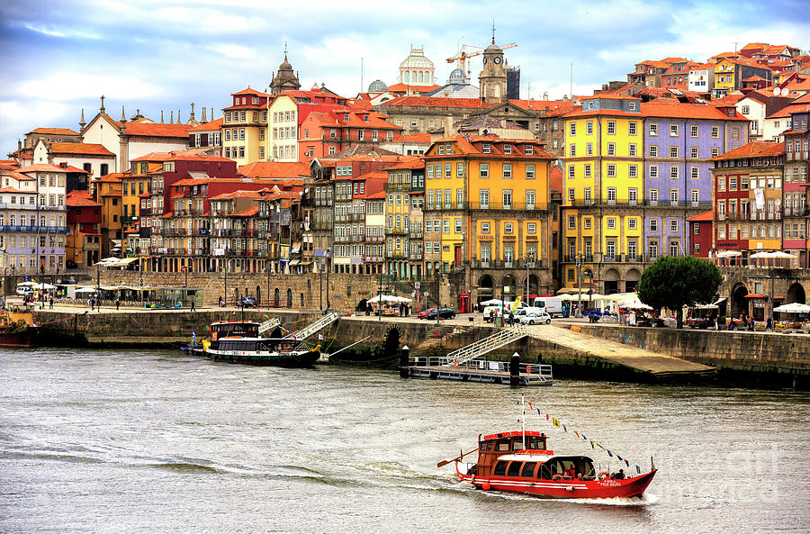 On the Douro River Porto Photograph by John Rizzuto