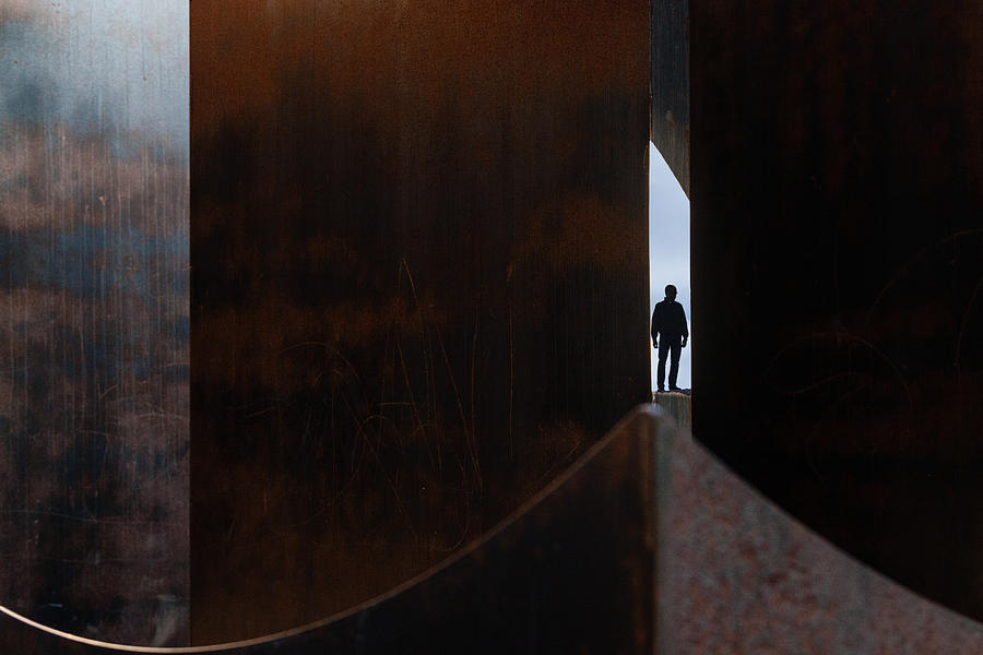 Steel Photograph - On The Edge by Michelle Degryse