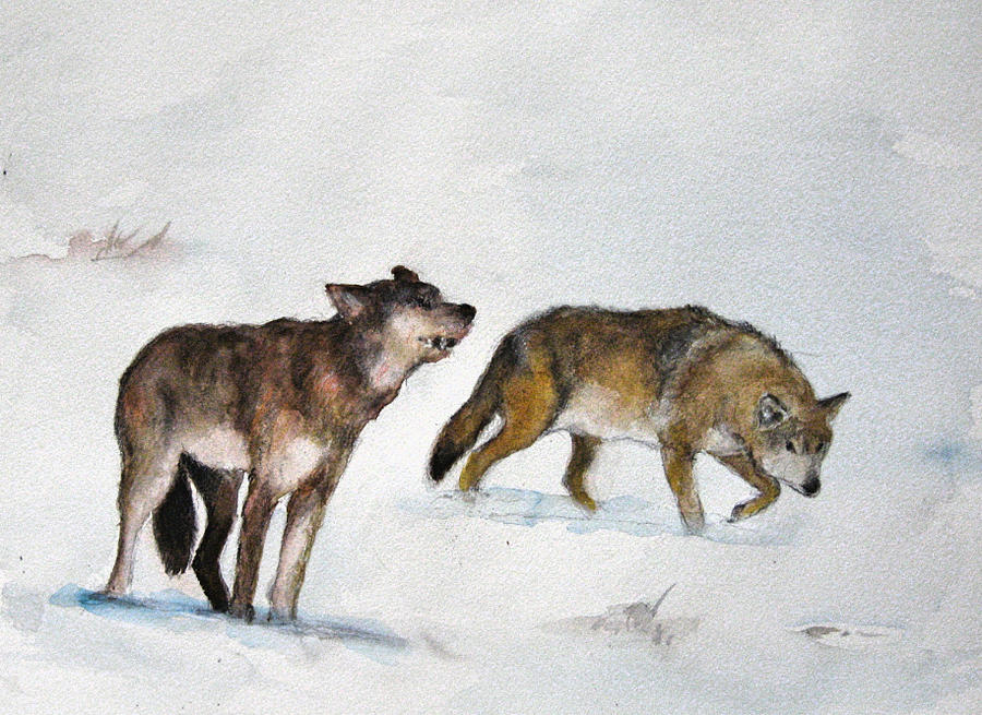 On The Hunt Painting by Bobby Walters