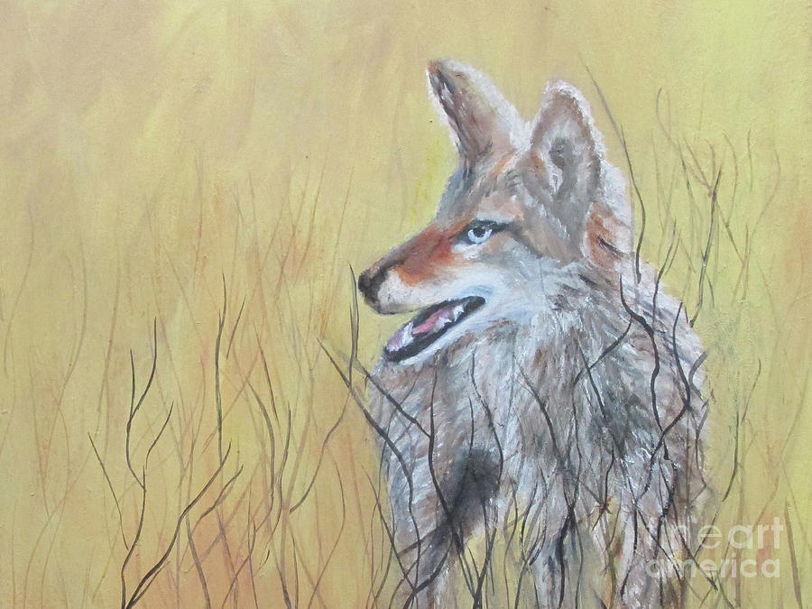 On the Hunt Painting by Roseann Gilmore