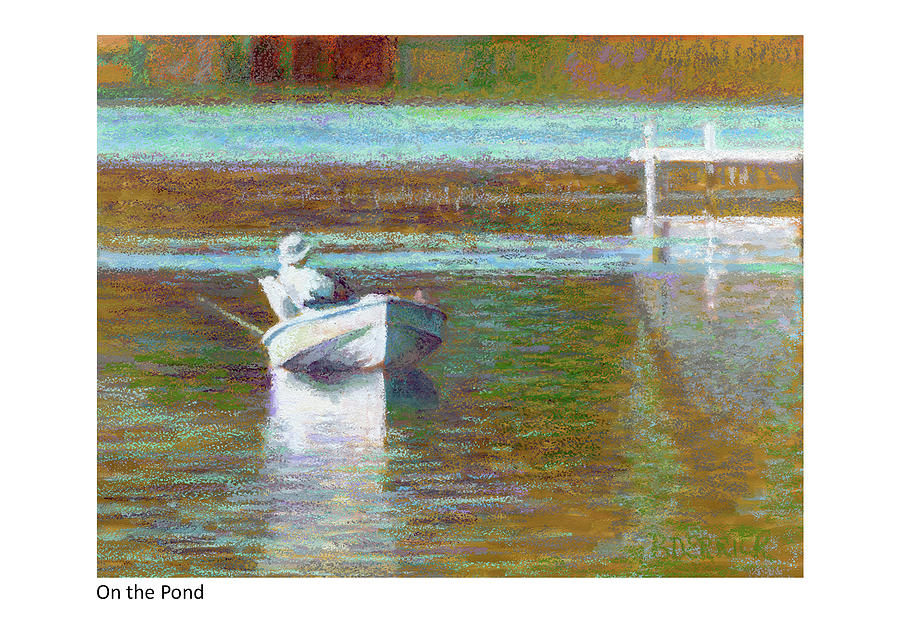 On the Pond Painting by Betsy Derrick