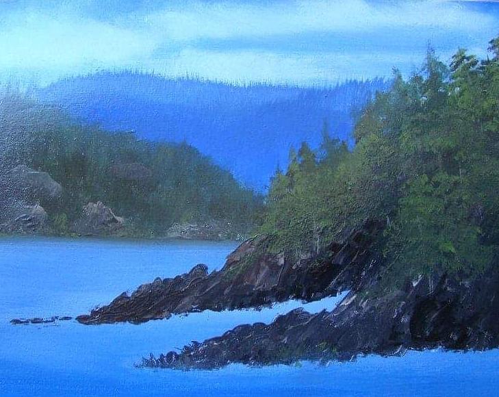 On the Rock Painting by Tina Clark - Fine Art America