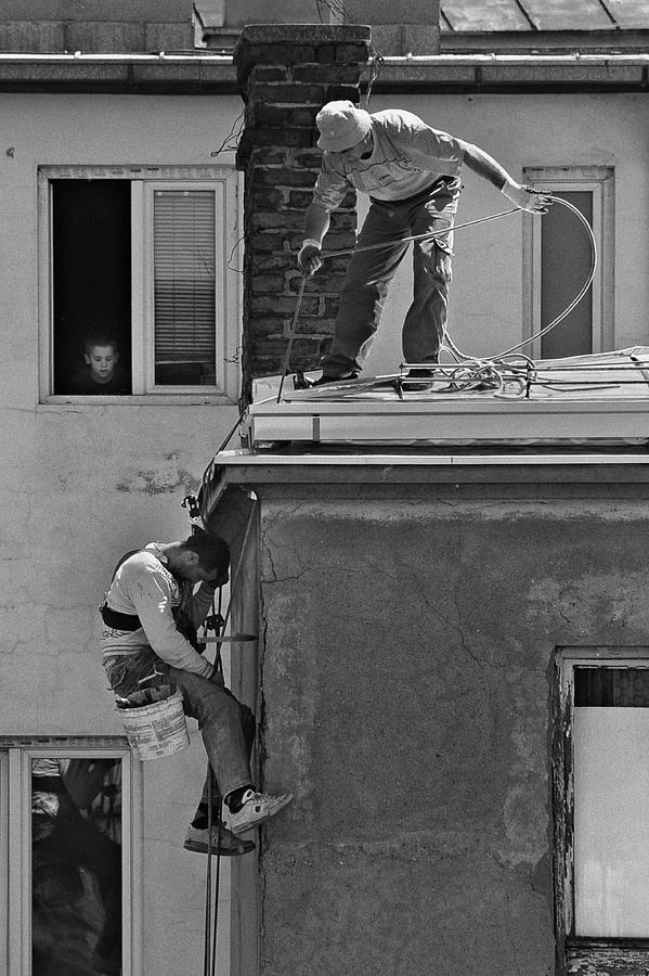 Work Photograph - On The Roof by Violeta Milutinovic