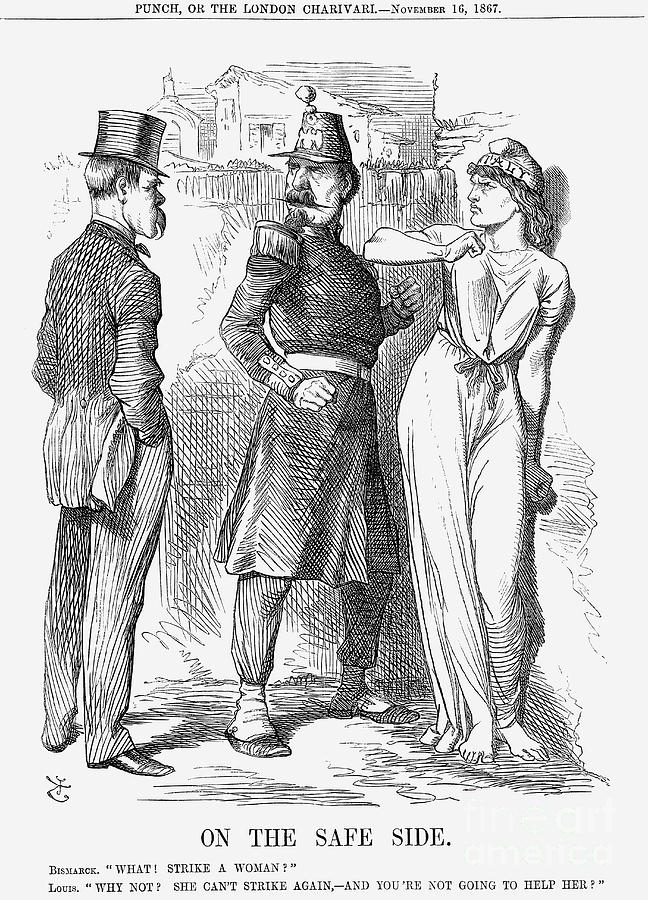 On The Safe Side, 1867. Artist John Drawing by Print Collector