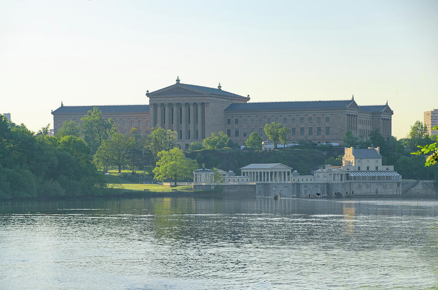 On the Schuylkill River - Philadelphia Art Museum Photograph by Bill Cannon