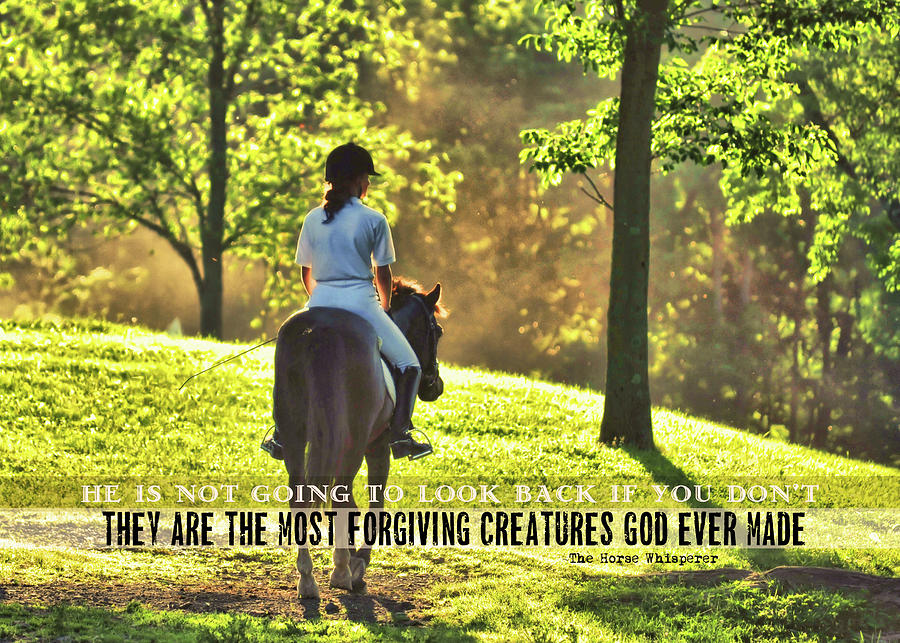 ON THE SHOWGROUNDS quote Photograph by Dressage Design