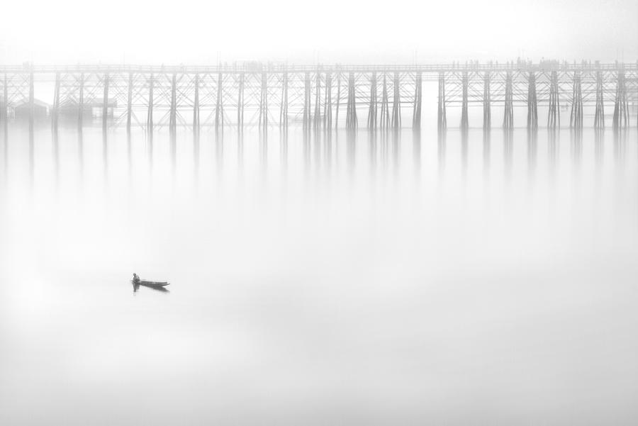On The Silent Wave Photograph by Ekkachai Khemkum