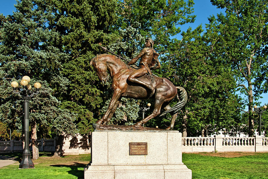 On The War Path Statue Digital Art by T.p. | Fine Art America