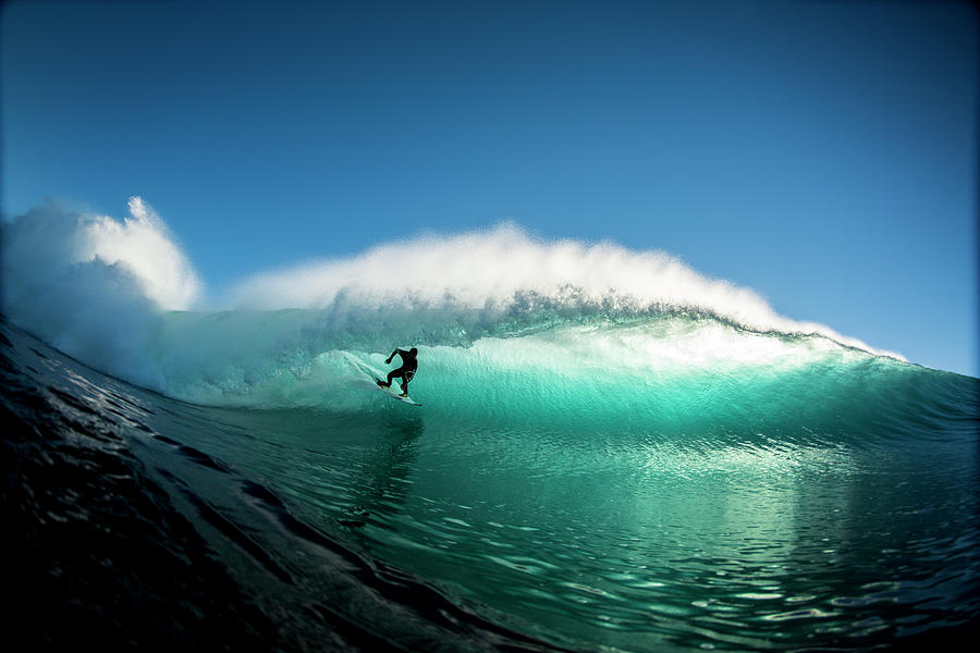 On The Wave Photograph by Mike Riley