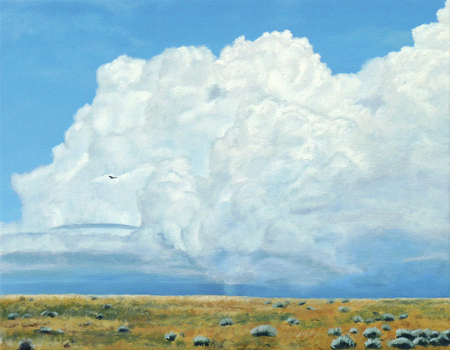 Eagle Painting - On the Way to Gloryland by Michael Ward