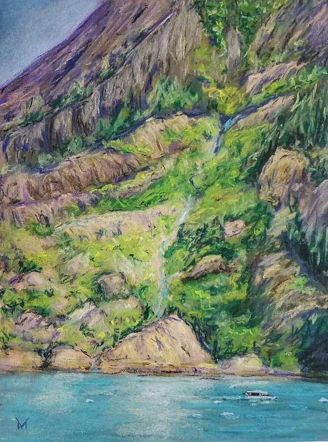 On the way to the glacier #2 Pastel by Maria Langgle