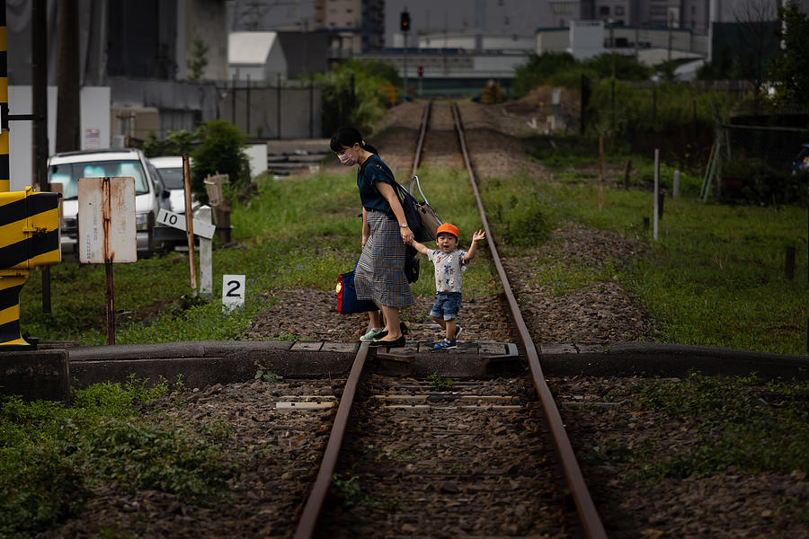 On The Way To The Nursery School Photograph by Kazuhiro Komai