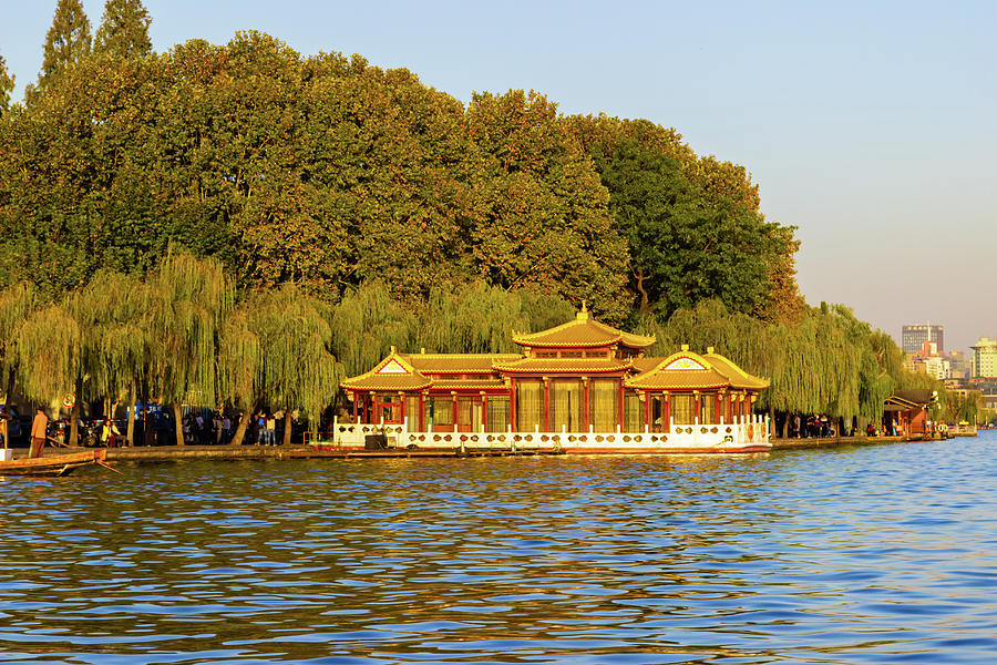 On the West Lake, Hangzhou, China Photograph by Aashish Vaidya